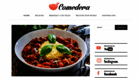 What Comedera.com website looks like in 2024 