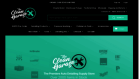 What Clean-garage.com website looks like in 2024 