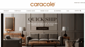 What Caracole.com website looks like in 2024 