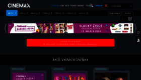 What Cine-max.sk website looks like in 2024 