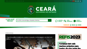What Ceara.gov.br website looks like in 2024 