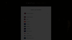 What Castlefineart.com website looks like in 2024 