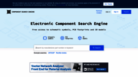 What Componentsearchengine.com website looks like in 2024 