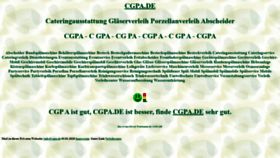 What Cgpa.de website looks like in 2024 