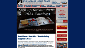 What Clcboats.com website looks like in 2024 