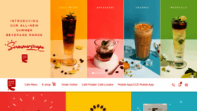 What Cafecoffeeday.com website looks like in 2024 