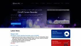 What Chris-pc.com website looks like in 2024 