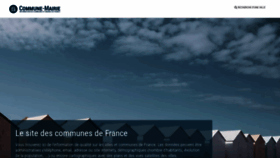 What Commune-mairie.fr website looks like in 2024 