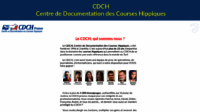 What Cdch.fr website looks like in 2024 