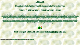 What Csbu.de website looks like in 2024 