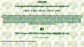 What Cdus.de website looks like in 2024 