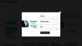 What Construaprende.com website looked like in 2024 (1 year ago)