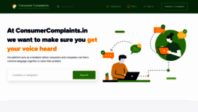 What Consumercomplaints.in website looks like in 2024 
