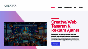 What Creatya.com website looks like in 2024 