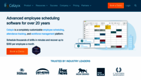 What Celayix.com website looks like in 2024 