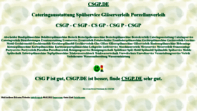 What Csgp.de website looks like in 2024 