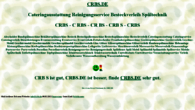 What Crbs.de website looks like in 2024 