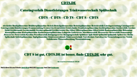 What Cdts.de website looks like in 2024 