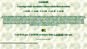 What Cagb.de website looks like in 2024 
