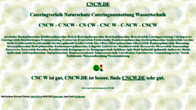 What Cncw.de website looks like in 2024 