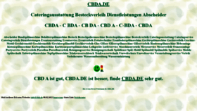 What Cbda.de website looked like in 2024 (2 years ago)