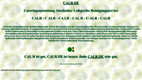 What Calr.de website looks like in 2024 