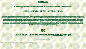 What Cfms.de website looks like in 2024 