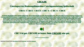 What Chcs.de website looked like in 2024 (2 years ago)
