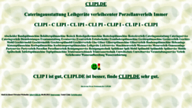 What Clipi.de website looks like in 2024 