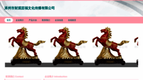 What Caiguanyunfu.com website looks like in 2024 