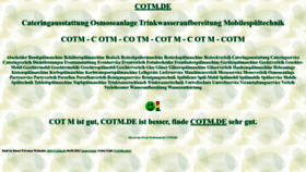 What Cotm.de website looks like in 2024 