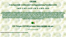 What Cicp.de website looks like in 2024 