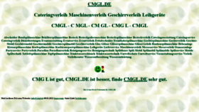 What Cmgl.de website looks like in 2024 