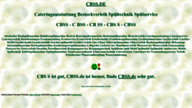 What Cbss.de website looks like in 2024 