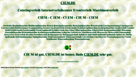 What Ciem.de website looked like in 2024 (2 years ago)