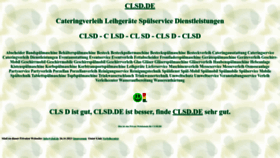 What Clsd.de website looks like in 2024 