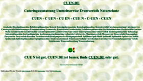What Cuen.de website looked like in 2024 (2 years ago)