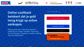 What Cashbackxl.nl website looks like in 2024 