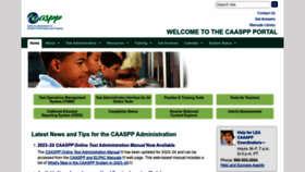 What Caaspp.org website looks like in 2024 