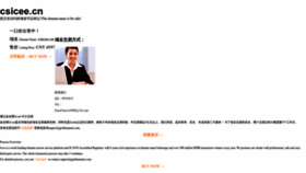 What Csicee.cn website looks like in 2024 