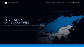 What Cis-legislation.com website looked like in 2024 (1 year ago)