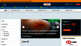 What Cnbctv18.com website looks like in 2024 