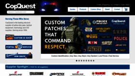 What Copquest.com website looks like in 2024 