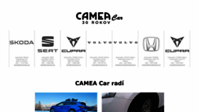 What Cameacar.sk website looks like in 2024 