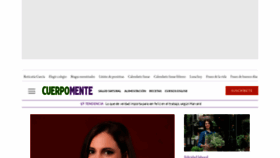 What Cuerpomente.com website looks like in 2024 