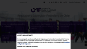 What Cmfchile.cl website looks like in 2024 