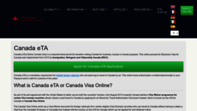 What Canada-visa-online.org website looks like in 2024 
