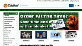 What Calpaclab.com website looked like in 2024 (1 year ago)