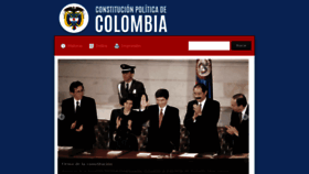 What Constitucioncolombia.com website looks like in 2024 