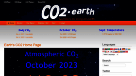 What Co2.earth website looks like in 2024 
